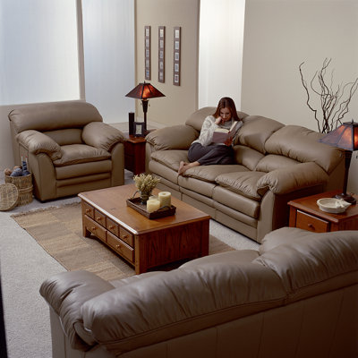 Palliser Furniture Shanti Leather Sleeper Sofa