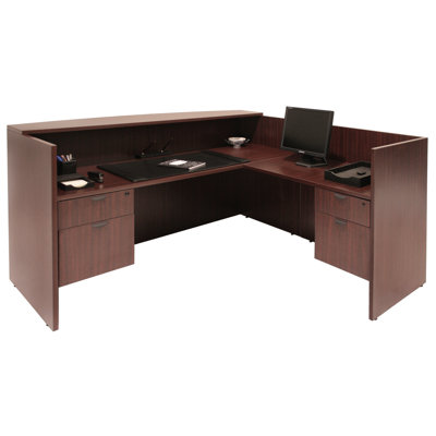 Regency 71" x 82" Double Pedestal Reception Station