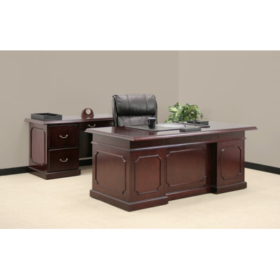 Regency Prestige Traditional Veneer Executive Credenza