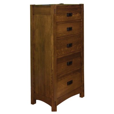 Classic Mission 5 Drawer Lingerie Chest by Conrad Grebel -image