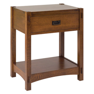 Classic Mission Single Drawer Nightstand by Conrad Grebel -image