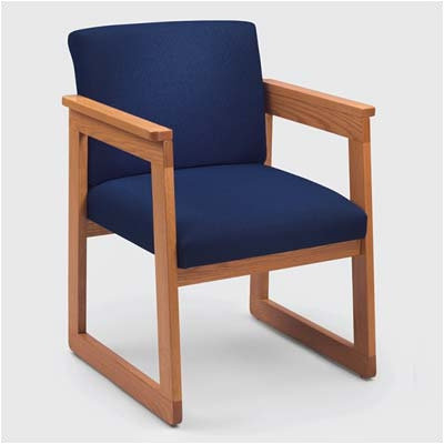 Lesro Classic Tapered Guest Arm Chair with Sled Base