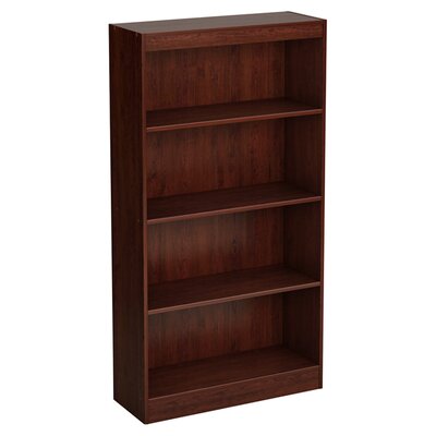 South Shore Axess Four Shelf Bookcase in Royal Cherry Ideal for your 