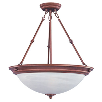 3 Light Inverted Pendant