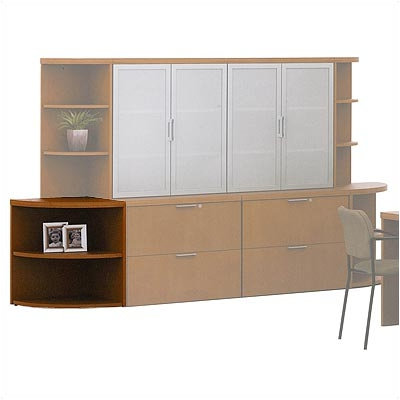 ABCO Unity Executive Series 29" H Corner Bookcase