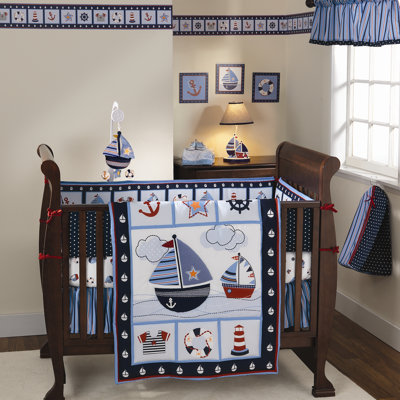 Lambs & Ivy Sail Away Fitted Crib Sheet
