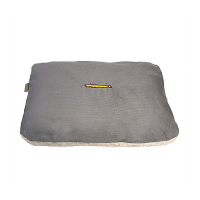 Rectangular Pet Bed Cover and Mattress Set in Smokey Blue
