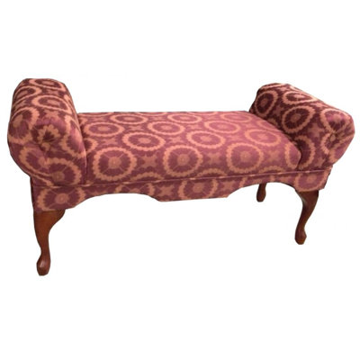 Bernards Traditional Boudoir Upholstered Bench