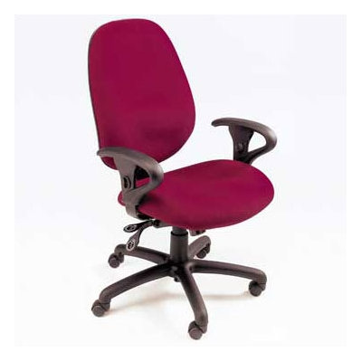 High Point Furniture High-Back Executive Chair with Adjustable Loop Arms