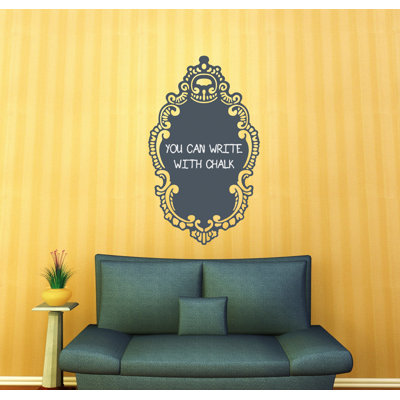 WallCandy Arts RoCoco Chalkboard Removable Wall Decal