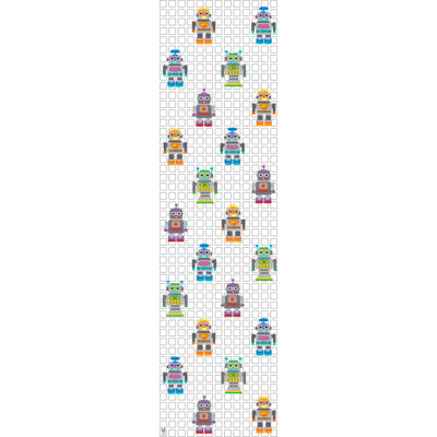 WallCandy Arts French Bull Robots Wallpaper