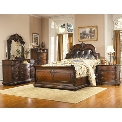 Palace Sleigh Bedroom Collection by Woodbridge Home Designs -image