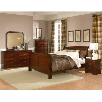 Chateau Brown Sleigh Bedroom Collection by Woodbridge Home Designs -image