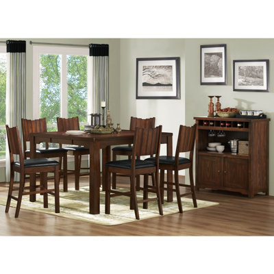 Woodbridge Home Designs Neely 7 Piece Counter Height Dining Set