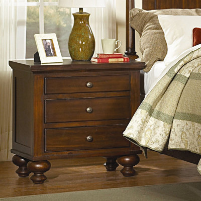 Aris 3 Drawer Nightstand