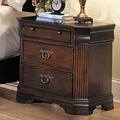 Karla 3 Drawer Nightstand by Woodbridge Home Designs -image