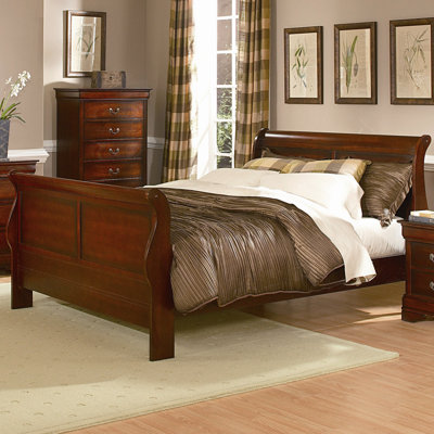 Chateau Sleigh Bed by Woodbridge Home Designs -image
