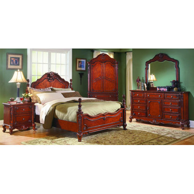 1385 Series Four Poster Bedroom Collection by Woodbridge Home Designs -image