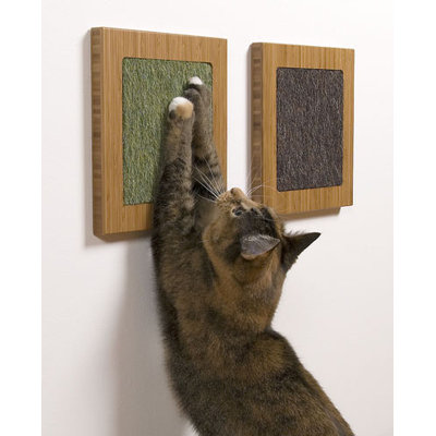 Square Cat Habitat Itch Wall Wood Cat Scratcher