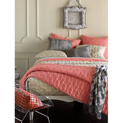 Blissliving Home Tate Euro Sham in Putty