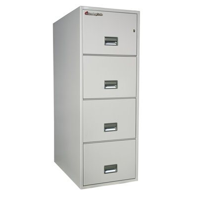 Sentry Safe 1 Hr Fireproof Key Lock 4 Drawer Letter File Safe