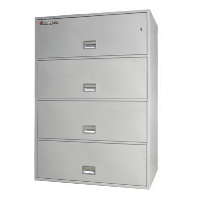 Sentry Safe 1 Hr Fireproof Key Lock 4 Drawer Letter File Safe
