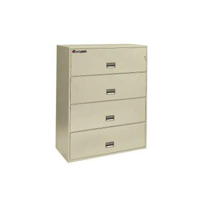 Sentry Safe 1 Hr Fireproof Key Lock 4 Drawer Letter File Safe