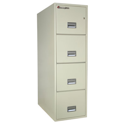 Sentry Safe 1 Hr Fireproof Key Lock 4 Drawer Letter File Safe