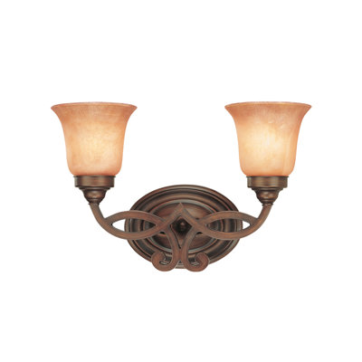Dolan Designs Medici  Vanity Light  in English Bronze