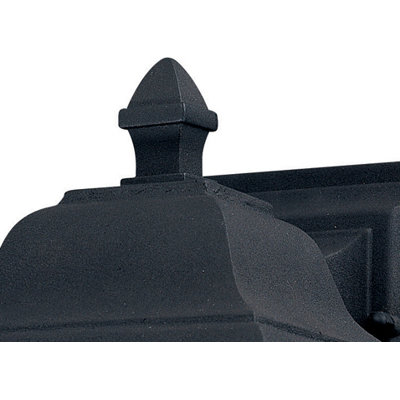 Dolan Designs Charleston 13" H Outdoor Wall Lantern in Black