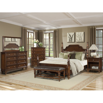 Reedsport Four Poster Bedroom Collection by A-America -image