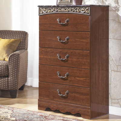 Fairbrooks Estate 5 Drawer Chest by Signature Design by Ashley -image