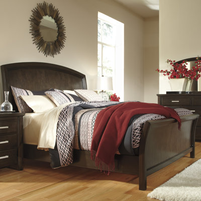 Lanquist Sleigh Bed by Signature Design by Ashley -image