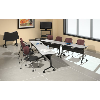 Mayline Group Flip-N-Go Transition Table in Black
