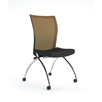 Mayline Group Reflections High Back Armless Chair (Set of 2)