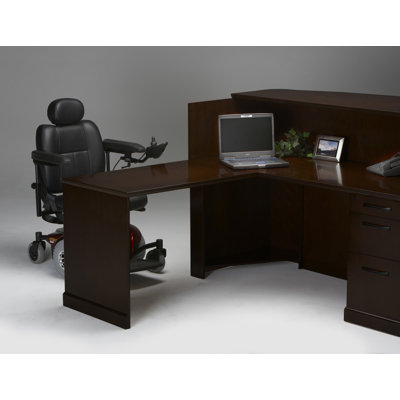 Mayline Group Sorrento Reception Station with ADA Return