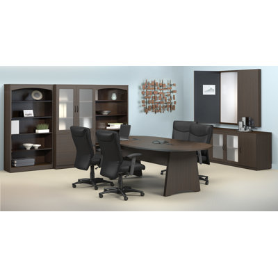 Mayline Group Brighton Standard Desk Office Suite