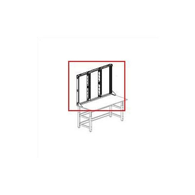 Mayline Group Techworks Network Enclosures and Racks: 72" x 48" Upper Organizer Frame
