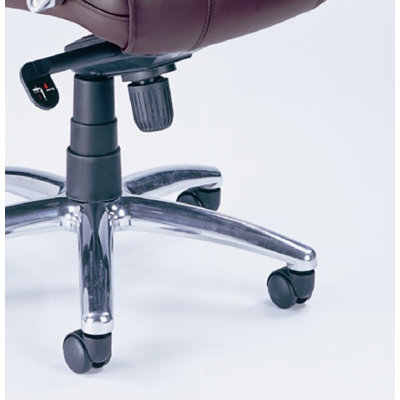 Mayline Group Mercado Mid-Back Leather Office Chair with Arms