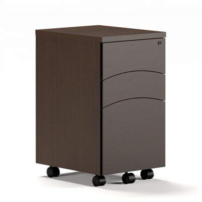 Mayline Group Brighton Mobile 3-Drawer Pedestal File