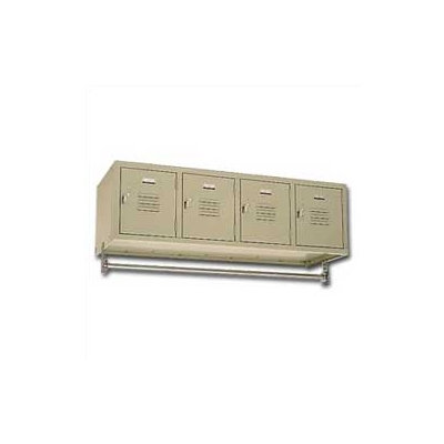Republic Four-Compartment Wall Hung Locker (Unassembled)
