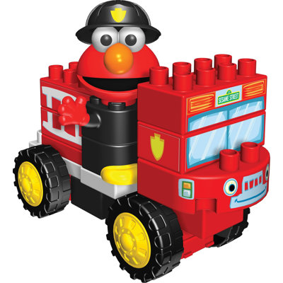 K'NEX Sesame Street Neighborhood Fire Truck Building Set