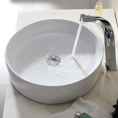 Kraus Bathroom Combos Single Hole Waterfall Typhon Faucet with Single Handle