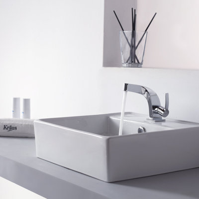 Kraus Bathroom Combos Single Hole Typhon Faucet with Single Handle