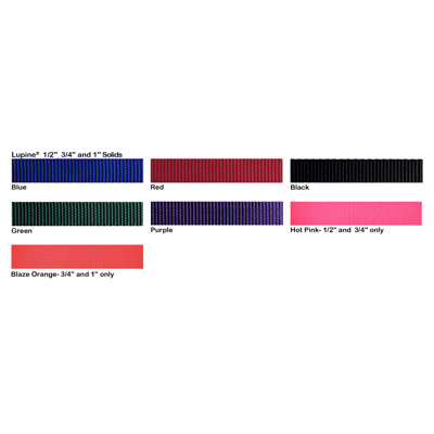 Lupine Pet Solid Color 1" Adjustable Large Dog Step-In Harness