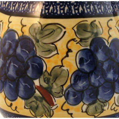 Euroquest Imports Polish Pottery 56 oz Pitcher - Pattern DU8