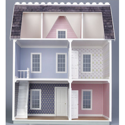 Real Good Toys Junior Finished Vermont Farmhouse in Pink