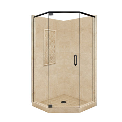 American Bath Factory Supreme Neo-Angle Door Shower Enclosure