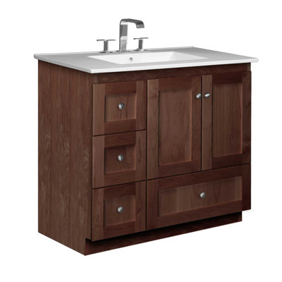 Strasser Woodenworks Simplicity 37" Bathroom Vanity