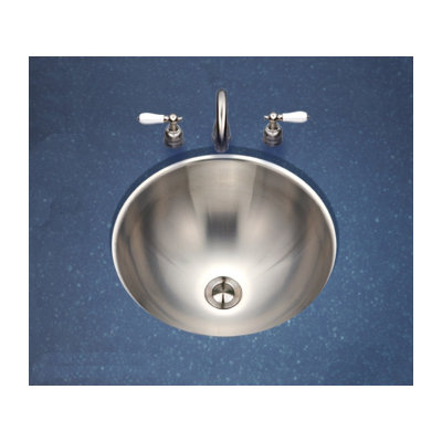 Houzer Club Conical Undermount Bathroom Sink in Satin